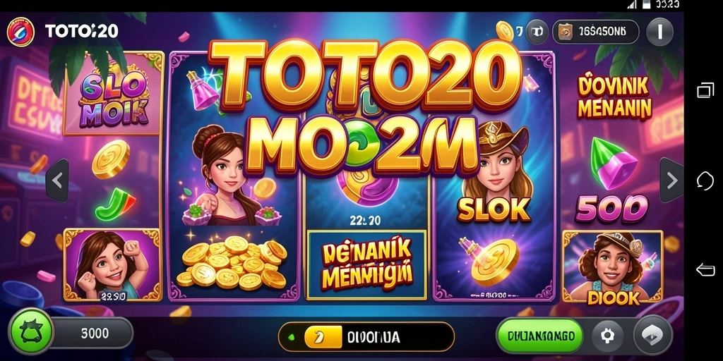 Tampilan antarmuka dan gameplay TOTO20 yang menawan.