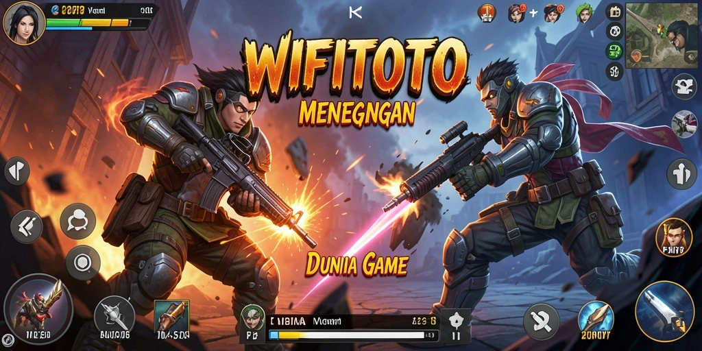 Screenshot utama WIFITOTO menunjukkan aksi pertarungan seru dan mendebarkan.